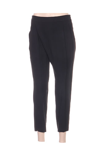 hugo boss pantalons femme de couleur noir