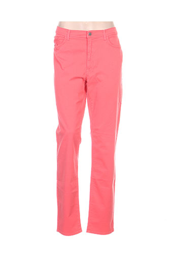 trussardi jeans pantalons femme de couleur rose