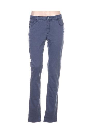 trussardi jeans pantalons femme de couleur bleu