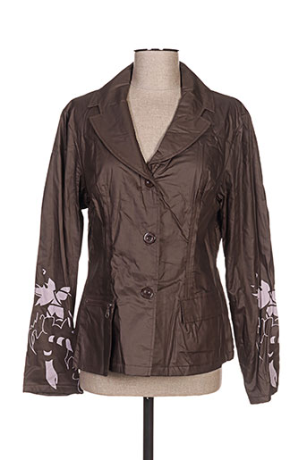 l33 manteaux femme de couleur marron