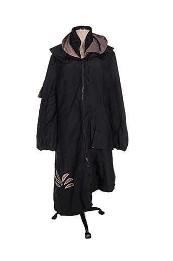 l33 manteaux femme de couleur noir