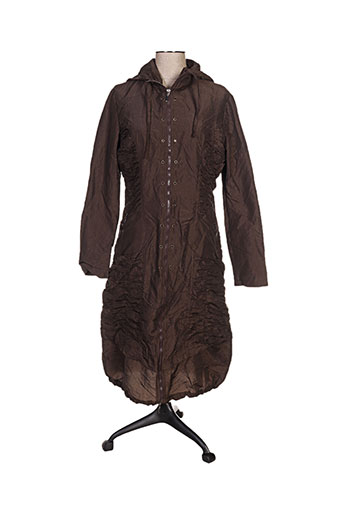 l33 manteaux femme de couleur marron