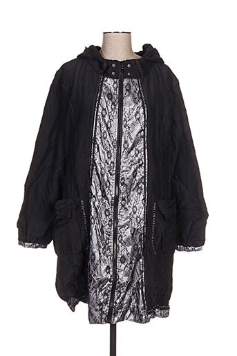 l33 manteaux femme de couleur noir