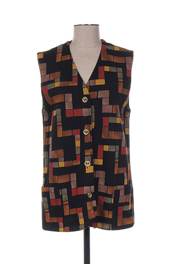 regine gilets femme de couleur noir