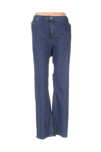 karting jeans femme de couleur bleu