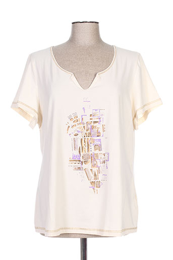 luisa viola t-shirts femme de couleur beige