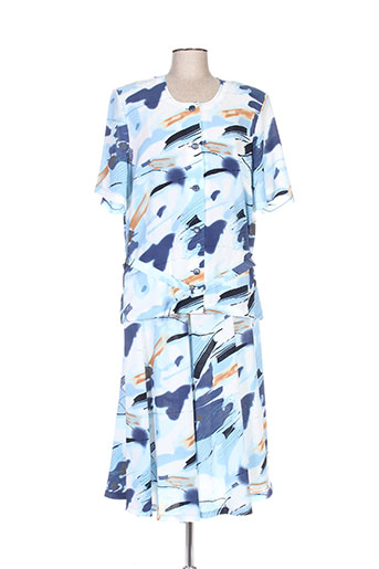regine ensemble femme de couleur bleu