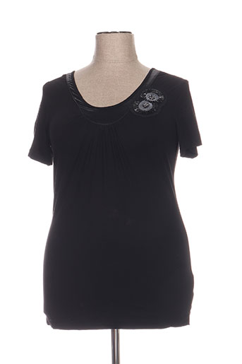 luisa viola t-shirts femme de couleur noir