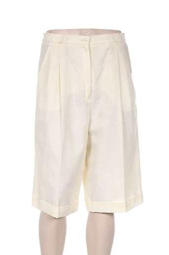 gerard pasquier shorts / bermudas femme de couleur beige