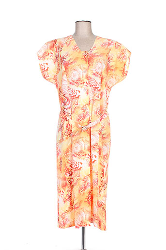 regine robes femme de couleur jaune