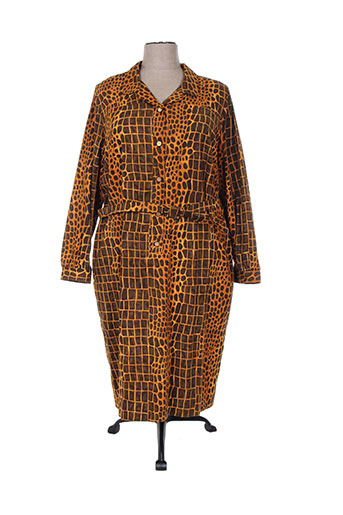 francoise de france robes femme de couleur marron