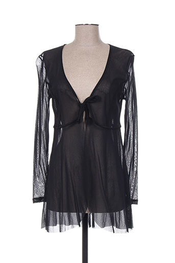 evalinka gilets femme de couleur noir