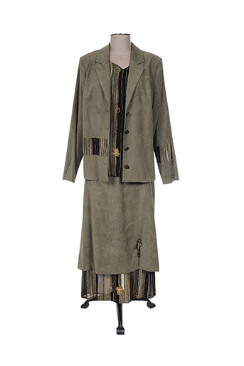 regine ensemble femme de couleur vert
