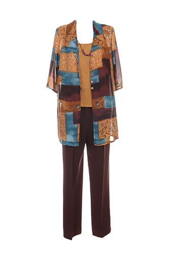 creations sonia ensemble femme de couleur marron