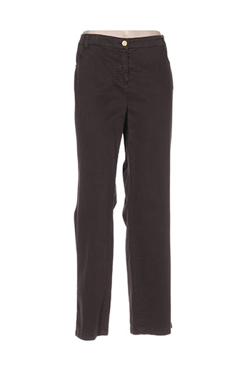 basler pantalons femme de couleur marron