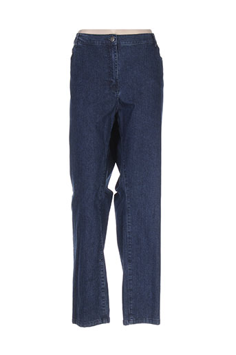 karting jeans femme de couleur bleu