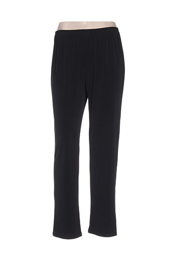 telmail pantalons femme de couleur noir