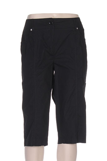 elena miro shorts / bermudas femme de couleur noir