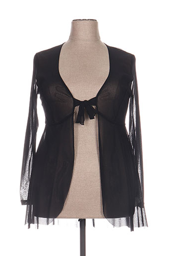 evalinka gilets femme de couleur noir