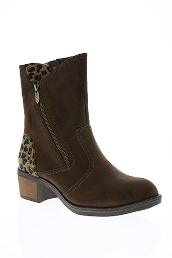 les p'tites bombes chaussures femme de couleur marron