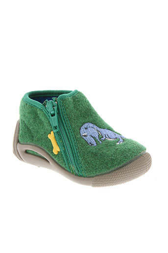 stones and bones chaussures garçon de couleur vert