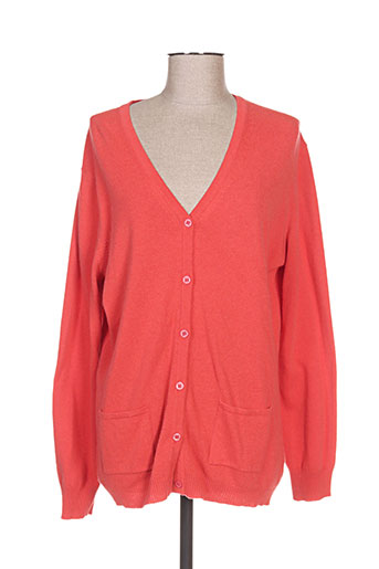 felino gilets femme de couleur orange