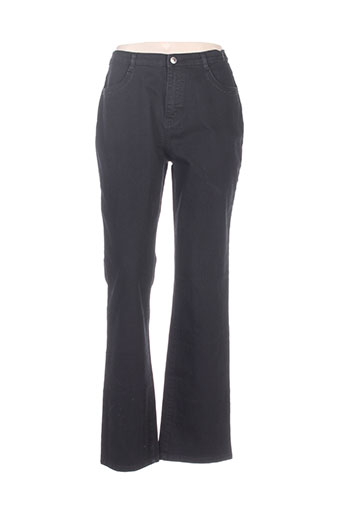 i.quing pantalons femme de couleur noir