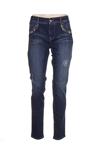 gaudi jeans femme de couleur bleu