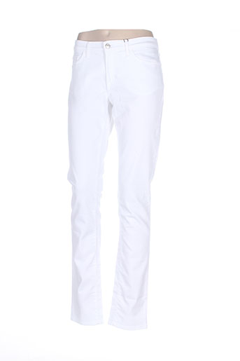 gant jeans femme de couleur blanc