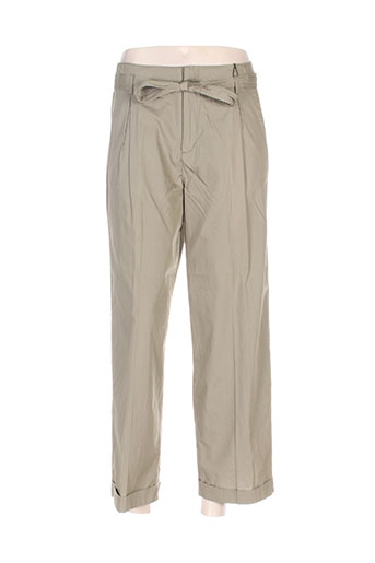 friday pantalons femme de couleur vert