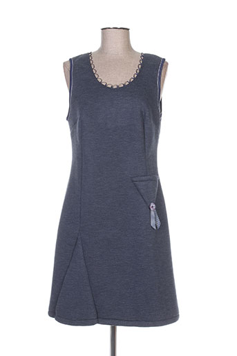 lo! les filles robes femme de couleur bleu