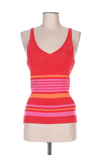 jus d'orange chemises femme de couleur rouge