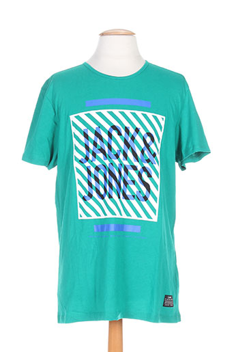 jack EFFI_CHAR_1 jones t-shirts homme de couleur vert