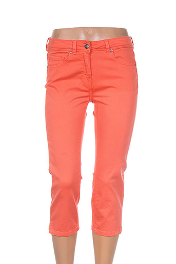saint james pantacourts femme de couleur orange