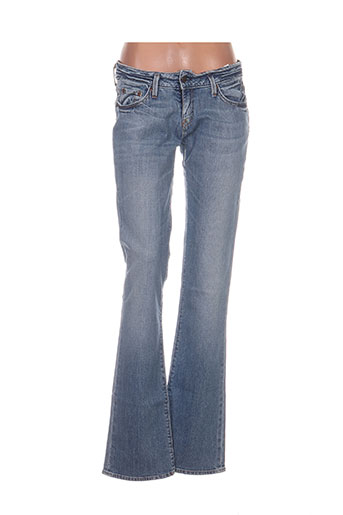 lee jeans femme de couleur bleu