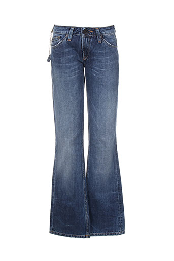 rwd jeans femme de couleur bleu