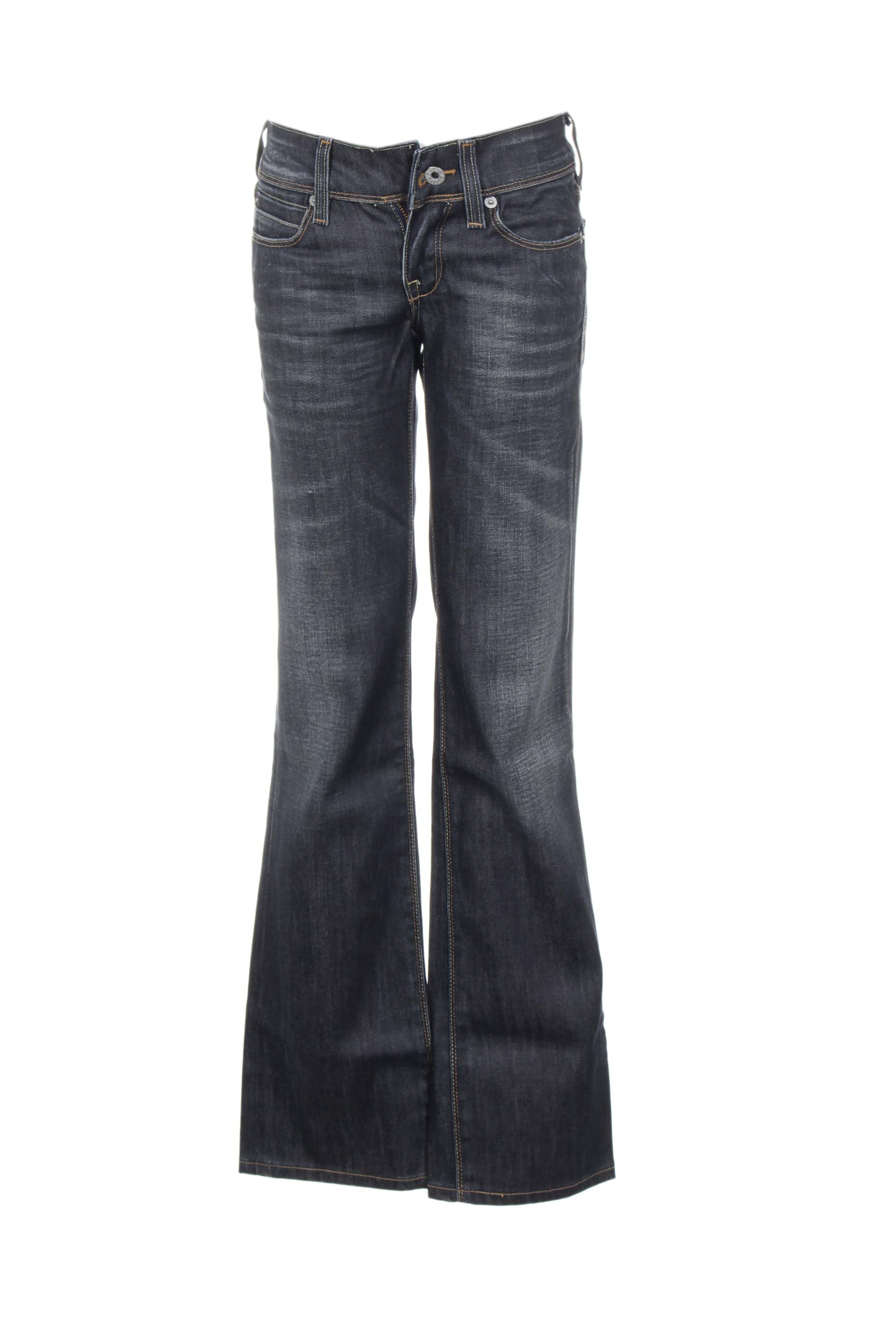 Levis Jeans Coupe Droite Femme De Couleur Noir En Soldes ...