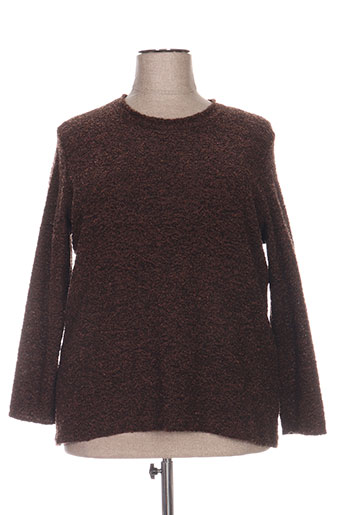 telmail pulls femme de couleur marron