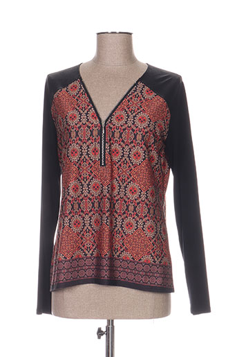 telmail chemises femme de couleur orange