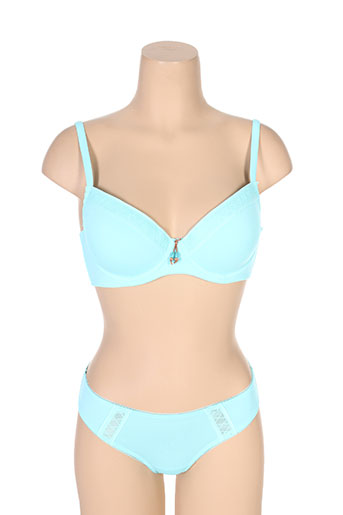 promise lingerie femme de couleur bleu