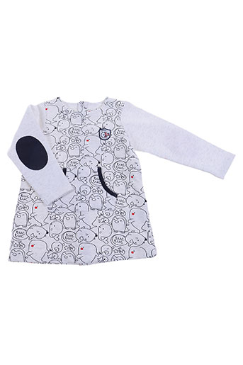 tuc tuc robes fille de couleur gris