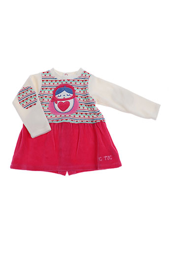 tuc tuc robes fille de couleur rose