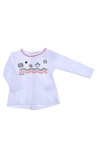 tuc tuc t-shirts fille de couleur blanc