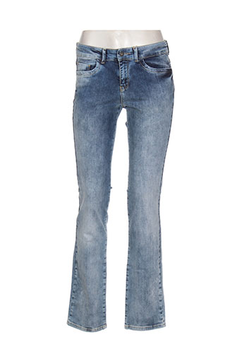 so soon jeans femme de couleur bleu