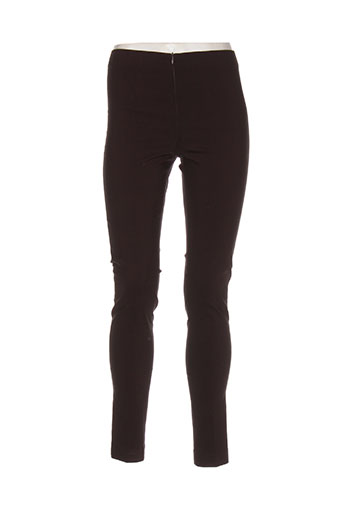 lauren vidal pantalons femme de couleur marron