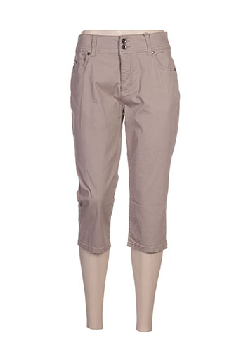 jensen pantacourts femme de couleur beige