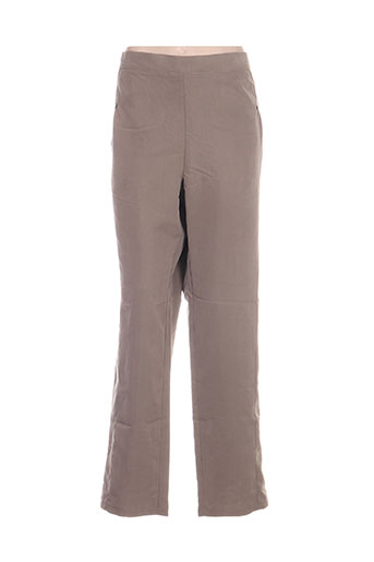 jean gabriel pantalons femme de couleur gris