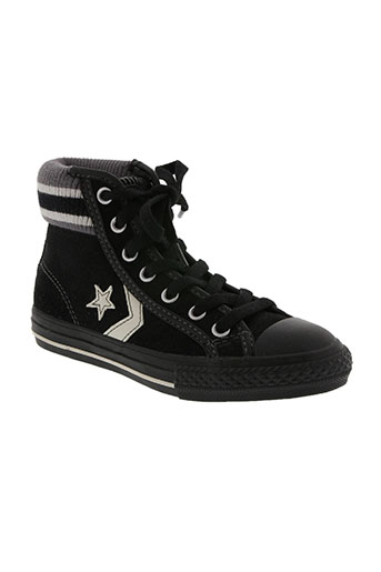 converse chaussures garçon de couleur noir