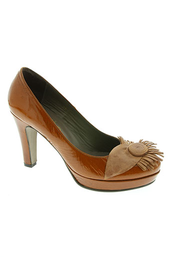 rosemetal chaussures femme de couleur marron
