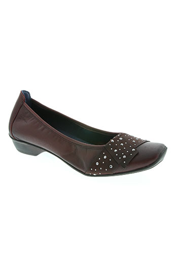 dorking chaussures femme de couleur rouge